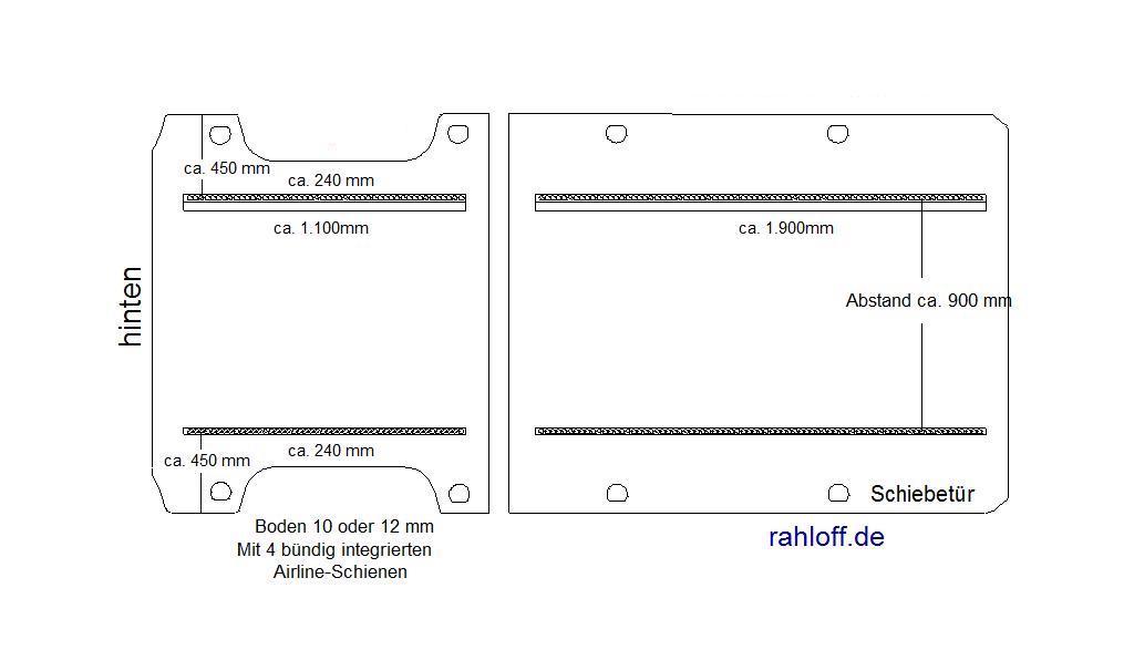 Citroen Jumper Laderaumboden Airline L3 - Ab 04/2006 - Typ 250