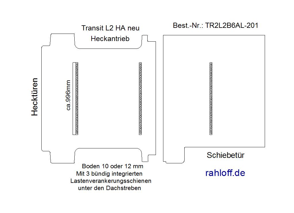 Ford Transit Laderaumboden Airline L2 - Ab 03/2014 - Transit ?14