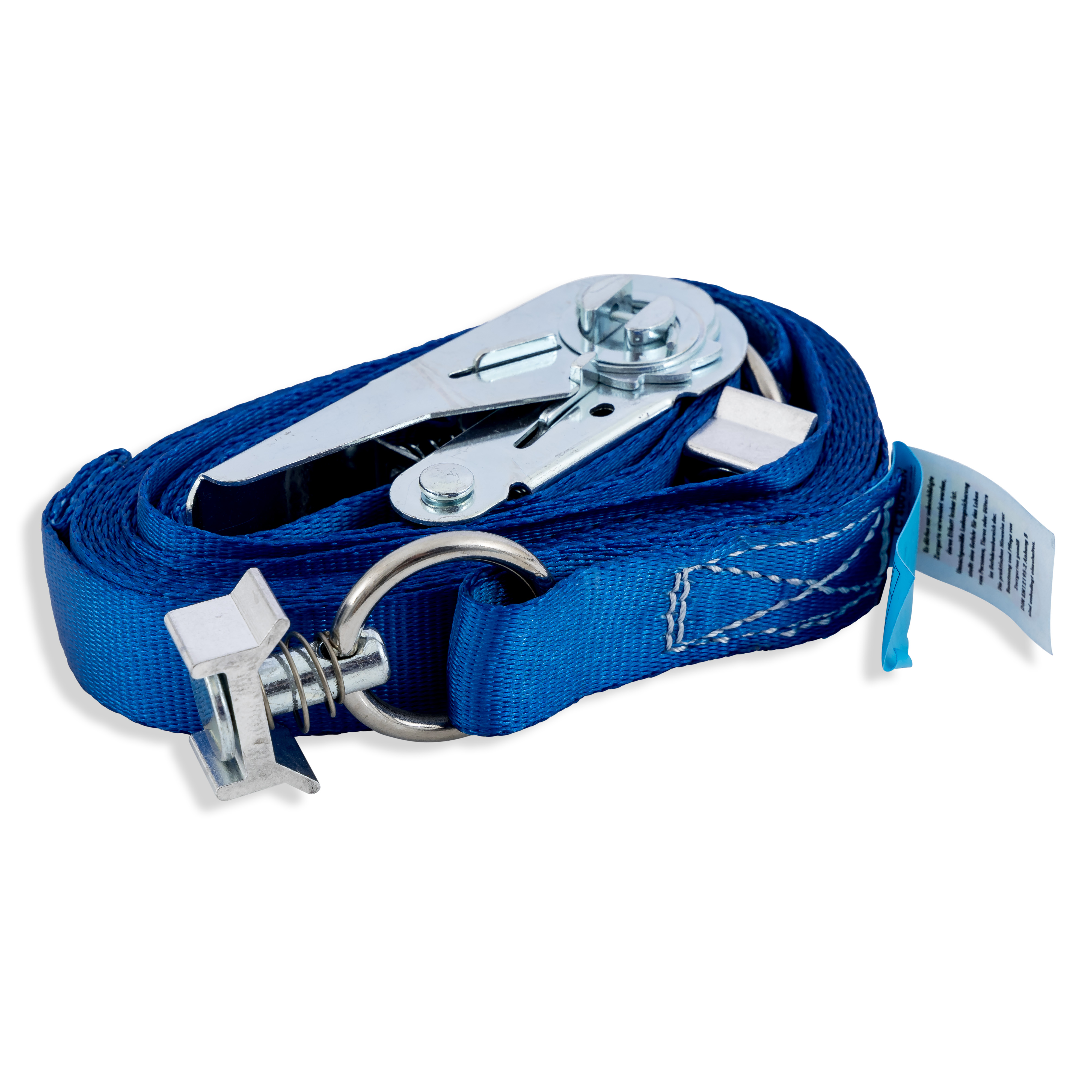 Zurrgurt mit Ratsche - 5 Meter (Blau)
