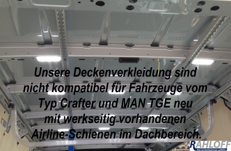 MAN TGE Deckenverkleidung L3 - Ab 03/2017 - SY/SZ